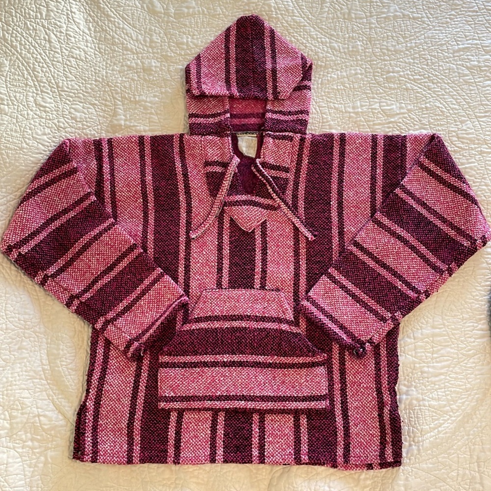Pink Poncho Hoodie